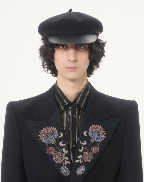 Valentino - Valentino Silk Chiffon & Lurex Shirt - Black/gold - Man - Shirts