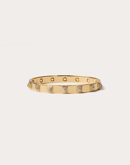 Valentino Rockstud Metal Bangle In Gold