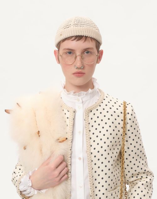 Valentino - Cotton Popeline Shirt - White - Woman - Shirts And Tops