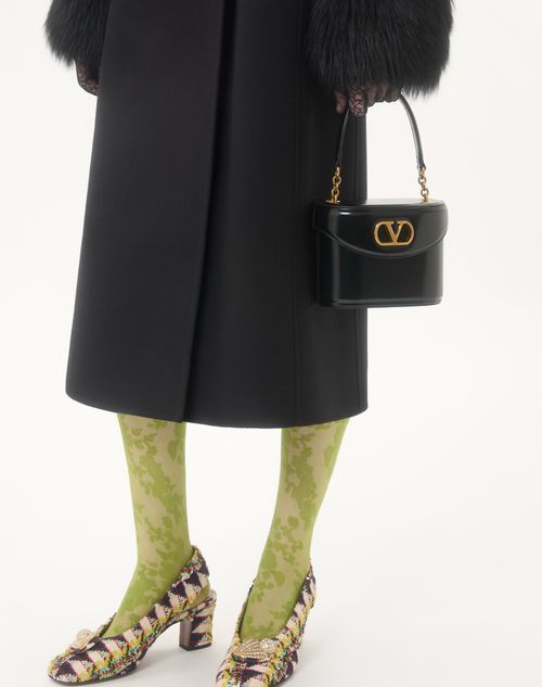 Valentino - Compact Drap Coat - Black - Woman - Coats And Outerwear