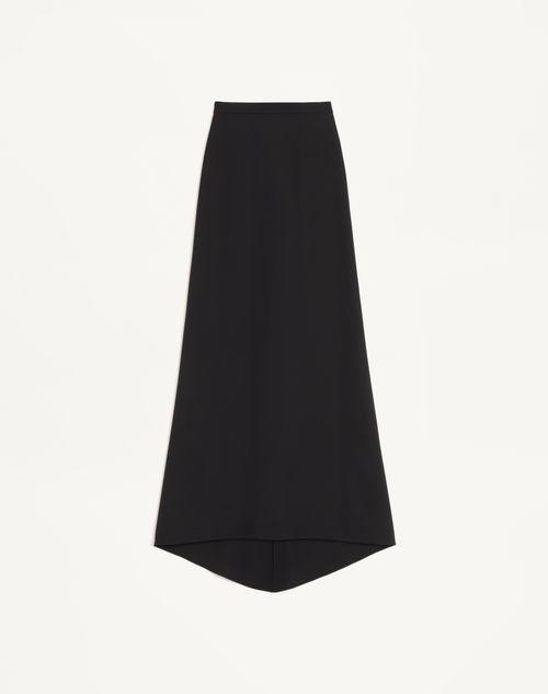 Valentino - Cady Couture Long Skirt - Black - Woman - Skirts