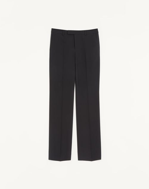 Valentino Valentino Wool Trousers Man Black 54