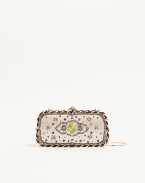 Valentino Garavani Valentino Garavani Carry Secrets Embroidered Minaudiere Woman Multicolour Onesize
