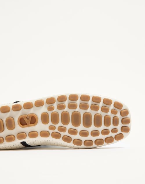 Valentino Garavani - Rythmika Ballerina In Perforated Nappa Leather - White - Woman - Ballerinas