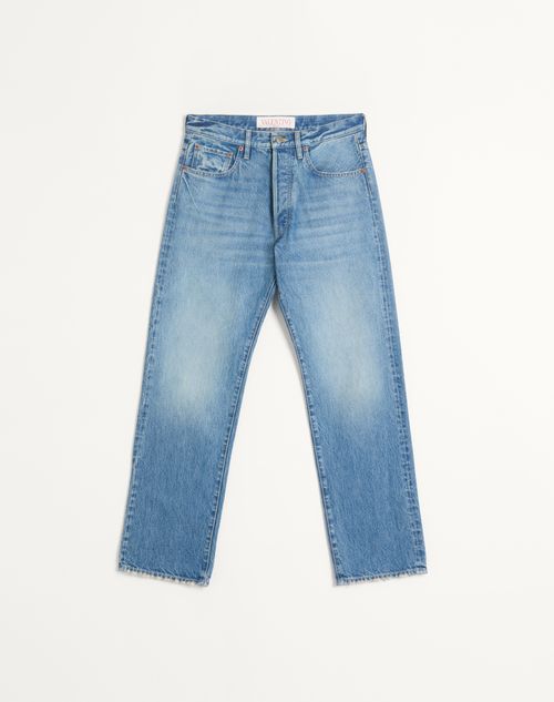 Valentino Denim Trousers Man Blue 38