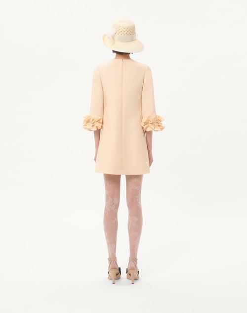 Valentino - Crepe Couture Short Dress - Birch - Woman - Dresses