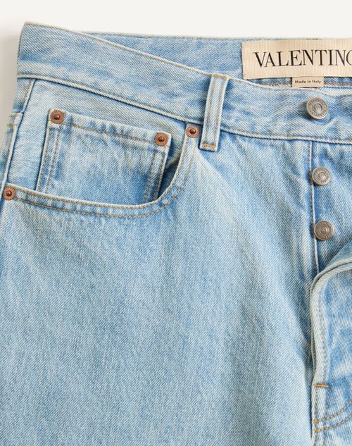 Valentino - Valentino Denim Trousers - Denim - Man - Denim