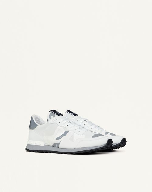 Valentino Garavani - Camouflage Rockrunner Sneaker - White/multicolour - Man - Trainers