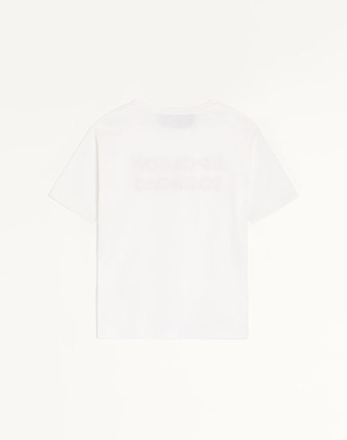 Valentino - T-shirt Valentino In Cotone Con Stampa Apollon/dyonisos - Bianco/rosso - Uomo - T-shirts E Felpe