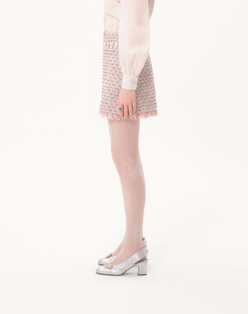 Valentino - Ribbon Tweed Skirt - Multicolour - Woman - Skirts