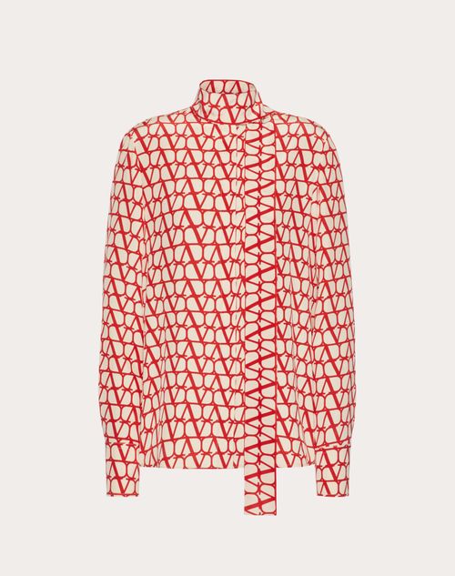  - Beige/red