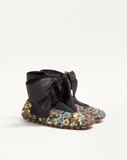 Valentino Garavani - Ballerines Rythmika En Tissu Jacquard Après L'hiver - Animalier - Femme - Ballerines