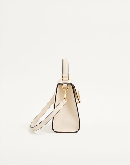 Valentino Garavani - Small Vsling Handbag With Jewel Logo - Light Ivory - Woman - Top Handle Bags