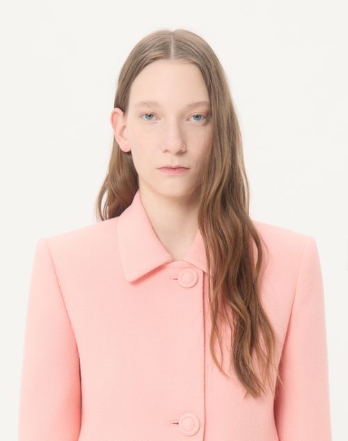 Valentino - Wool Crepe Jacket - Pink - Woman - Jackets And Blazers