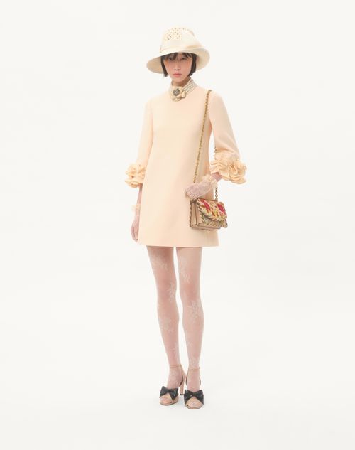 Valentino - Crepe Couture Short Dress - Birch - Woman - Dresses
