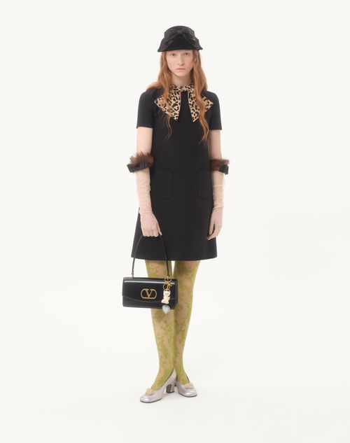 Valentino - Crepe Couture Short Dress - Black - Woman - Dresses