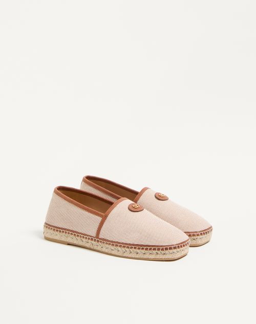 Valentino Garavani - Palm Avenue Canvas Espadrilles - Natural/tobacco - Man - Loafers And Driver