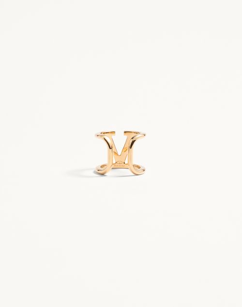 Valentino Garavani - Vlogo Signature Metal Ring - Gold - Woman - Jewelry
