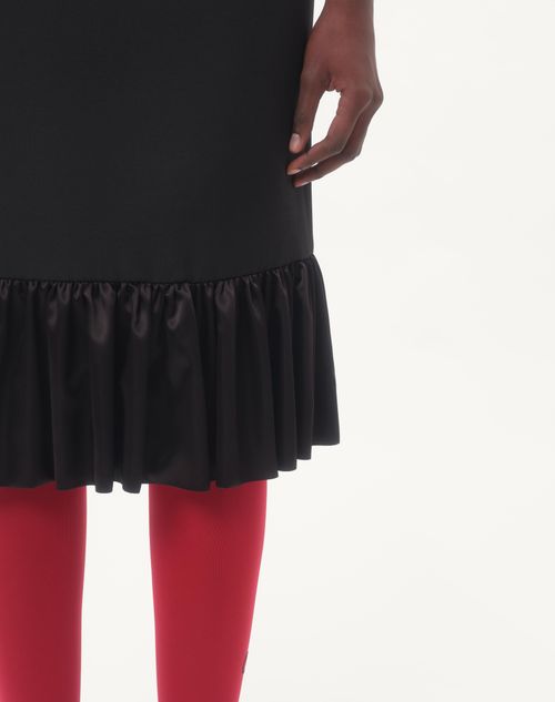 Valentino - Crepe Couture Midi Skirt - Black - Woman - Skirts