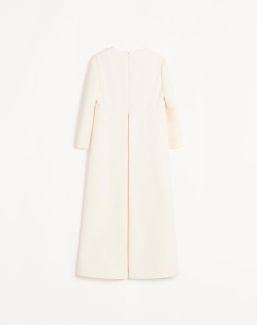 Valentino - Crepe Couture Midi Dress - Ivory - Woman - Dresses