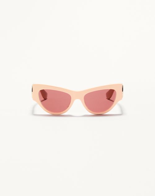 Valentino - Occhiale Cat-eye In Acetato - Beige/marrone - Donna - Occhiali