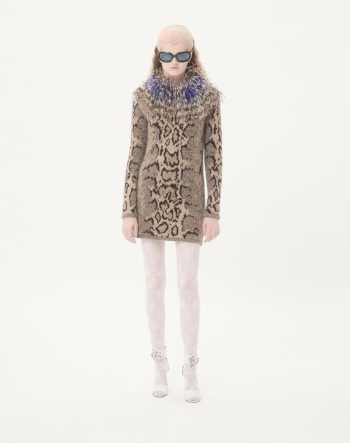 Valentino - Floral Lycra Tights - Ivory - Woman - Soft Accessories