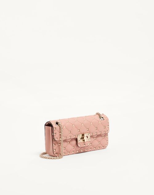 Valentino Garavani - Valentino Garavani Rockstud Spike Small Shoulder Bag In Kidskin - Phard - Woman - Shoulder Bags