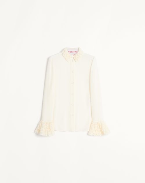 Valentino Georgette Blouse Woman Ivory 40