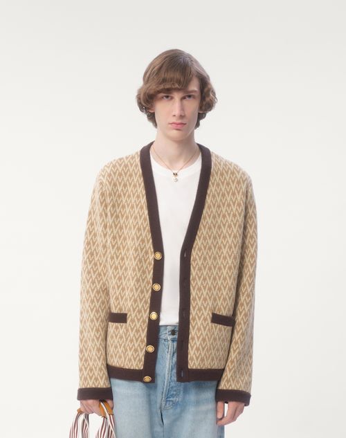 Valentino - Cotton T-shirt With Vlogo Patch - Ivory - Man - Tshirts And Sweatshirts