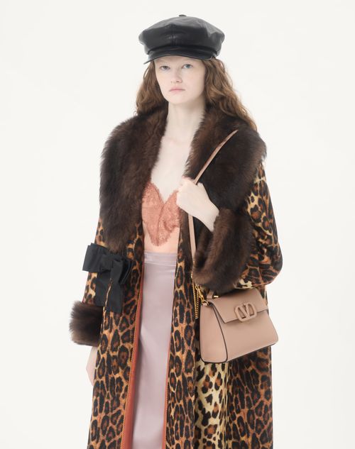 Valentino Garavani - Small Vsling Grainy Calfskin Handbag - Rose Cannelle - Woman - Top Handle Bags