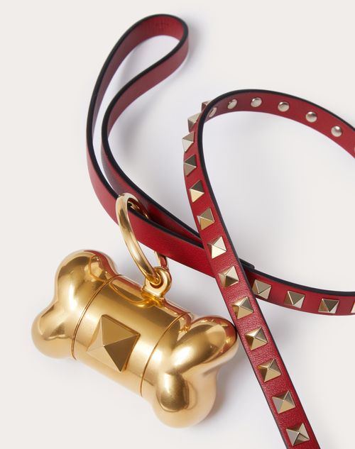 Valentino Garavani - ヴァレンティノ ガラヴァーニ ロックスタッズ ペット マナーポーチホルダー - アンティークブラス - ウィメンズ - ペット用アクセサリー