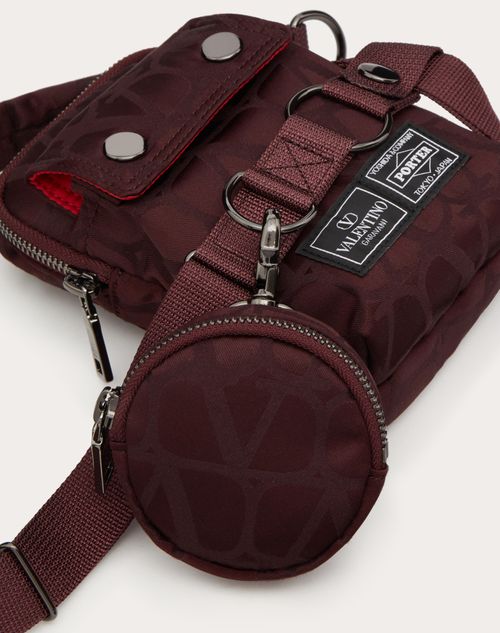 Valentino Garavani - ヴァレンティノ ガラヴァーニ アンド ポーター Shoulder Pouch - ボルドー - メンズ - ショルダーバッグ