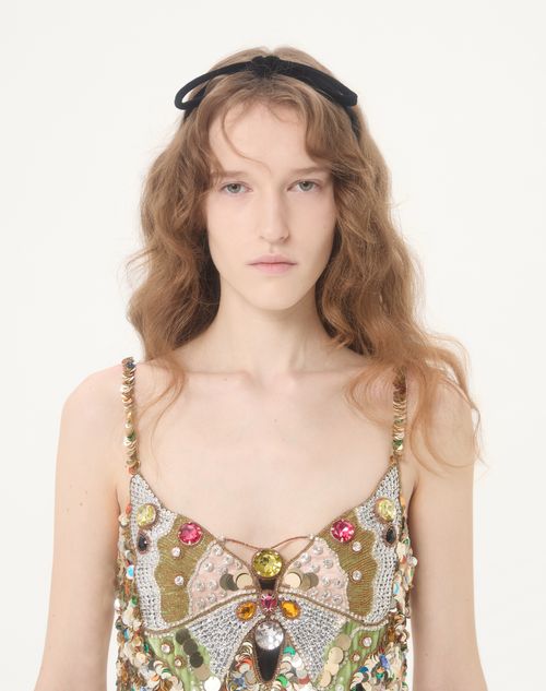 Valentino - Embroidered Tulle Illusione Midi Dress - Multicolour - Woman - Dresses