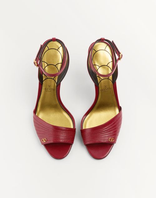Valentino Garavani - Ladycrush Sandal In Kidskin 85mm - Classic Red - Woman - Sandals