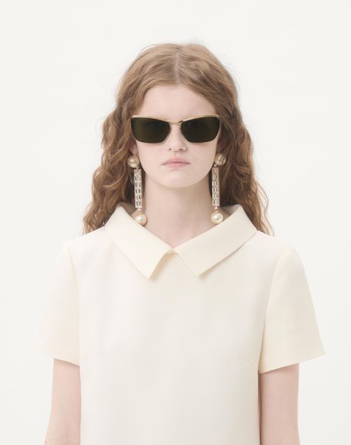 Valentino - Crepe Couture Short Dress - Ivory - Woman - Dresses