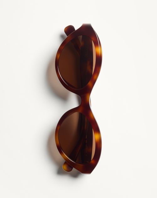 Valentino - Cat-eye Acetate Eyewear - Havana/brown - Woman - Eyewear
