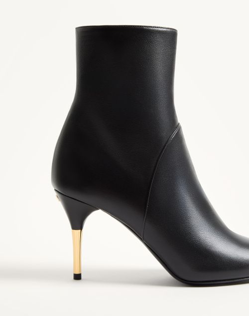 Valentino Garavani - Sinead Ankle Boot In Nappa And Suede 85mm - Black/rust - Woman - Boots And Ankle Boots