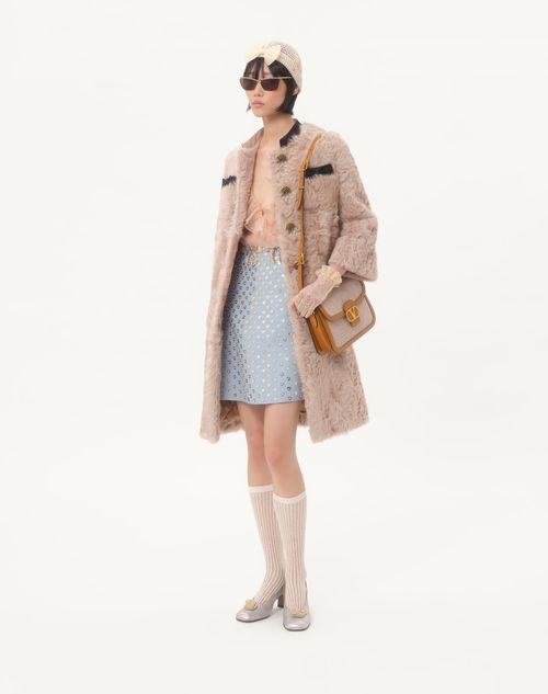 Valentino - Chekiang Coat - Vintage Rose - Woman - Coats And Outerwear
