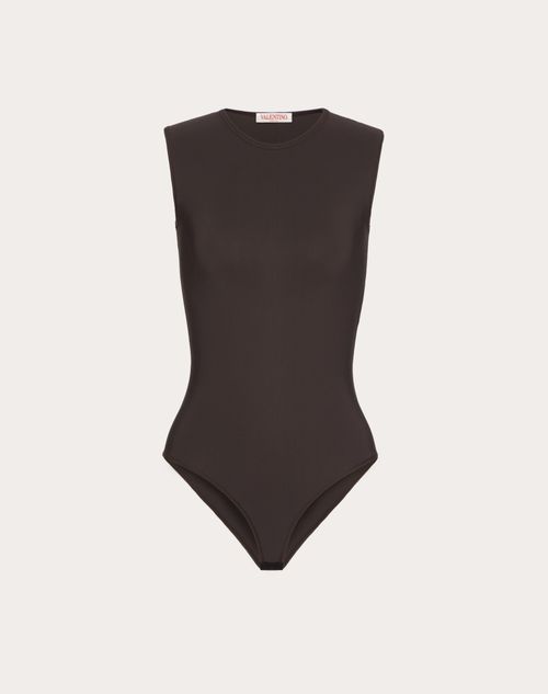 VALENTINO VALENTINO JERSEY BODYSUIT WOMAN EBONY S