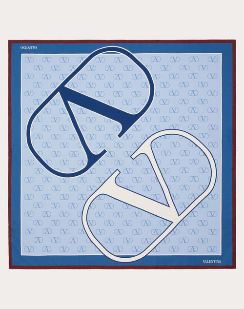 Valentino Garavani - Vロゴ シグネチャー シルク フーラード 90 X 90cm - ウィメンズ - ソフトアクセサリー