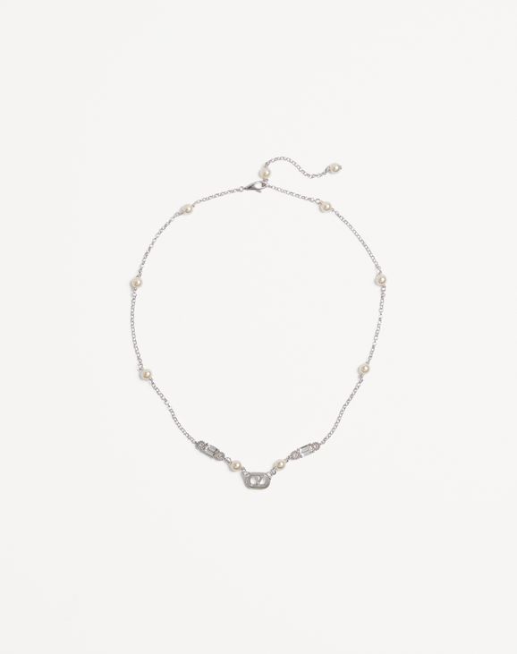 Ovalette-Necklace-In-Metal,-