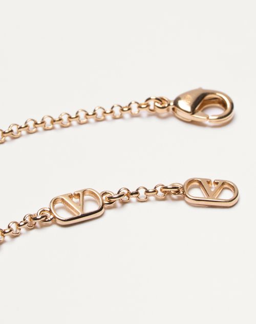 Valentino Garavani - Collier Valentino Garavani Ovalette En Métal - Or - Homme - Bijoux Et Montres