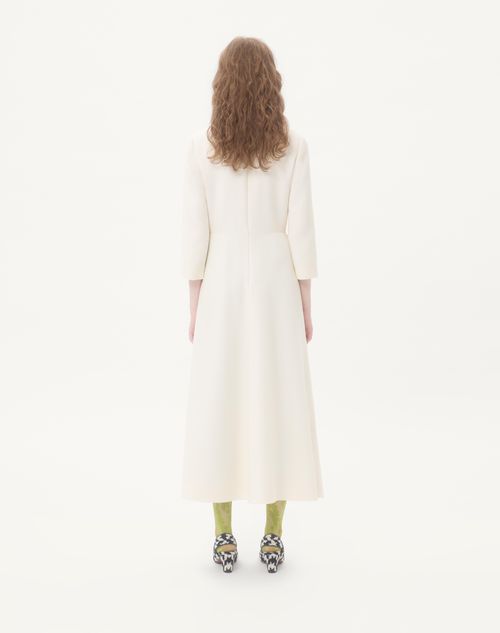 Valentino - Crepe Couture Midi Dress - Ivory - Woman - Dresses