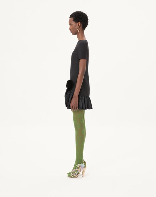 Valentino - Crepe Couture Short Dress - Black - Woman - Dresses