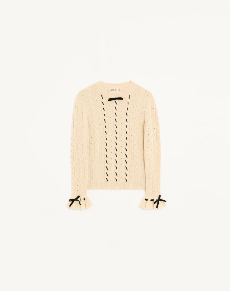 Valentino Women's Birch Wool Jumper Woman Xs