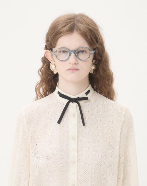 Valentino - Daisy Sangallo Polka Dot Shirt - Ivory - Woman - Shirts & Tops