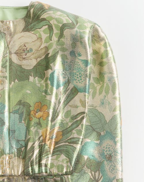 Valentino - Lurex-kleid Mit Après L'hiver Sanderson Dégradé-print - Multicolor - Frau - Kleider