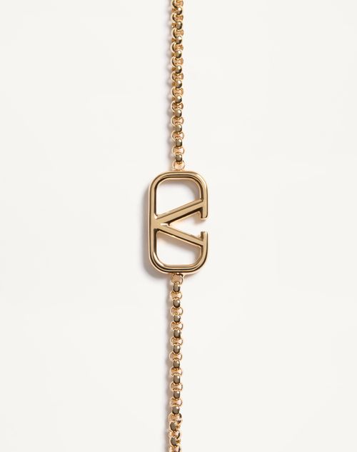 Valentino Garavani - Vlogo Signature Metal Bracelet - Gold - Woman - Jewelry