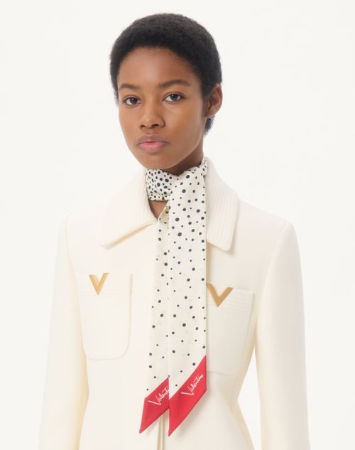 Valentino Garavani - Little Stars Starry Silk Bandeau Scarf - Vanilla/multicolour - Woman - Soft Accessories