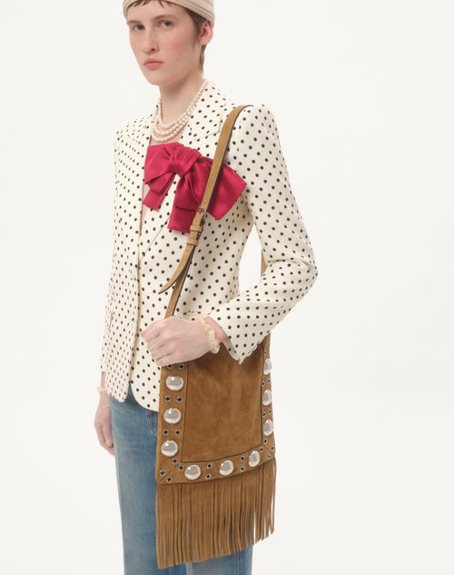 Valentino - Supergran Plusdepois Print Jacket - Birch/black - Woman - Jackets And Blazers